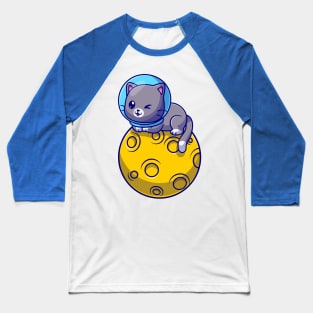 Astronout cat Baseball T-Shirt